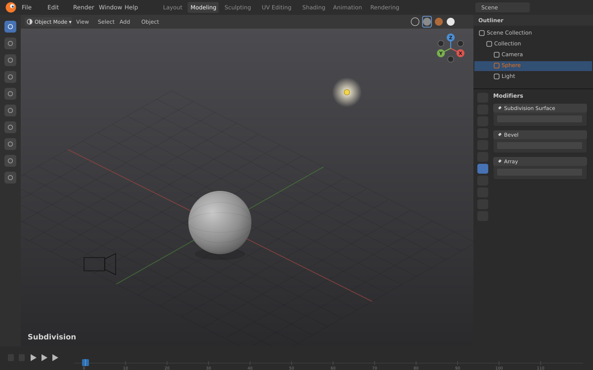 Модификаторы Blender: работать умно, а не долго